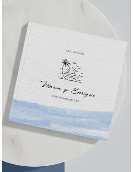 Libro firmas Boda Mar y Playa