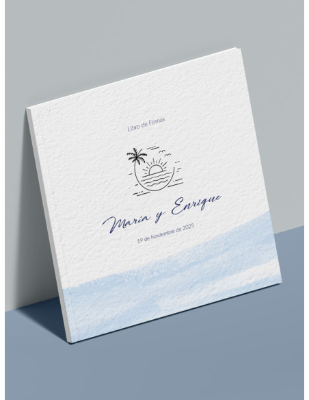 Libro firmas Boda Mar y Playa