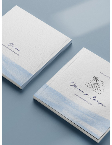 Libro firmas Boda Mar y Playa