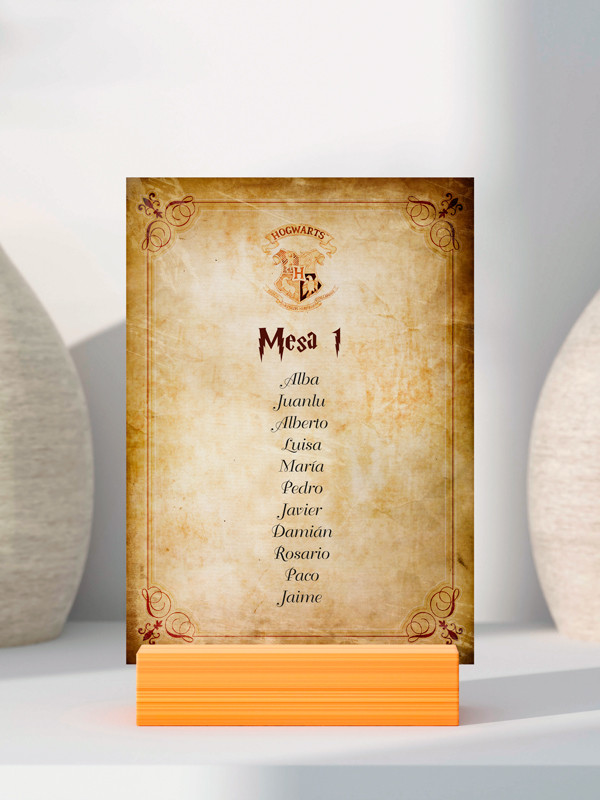 Seating boda Harry Potter