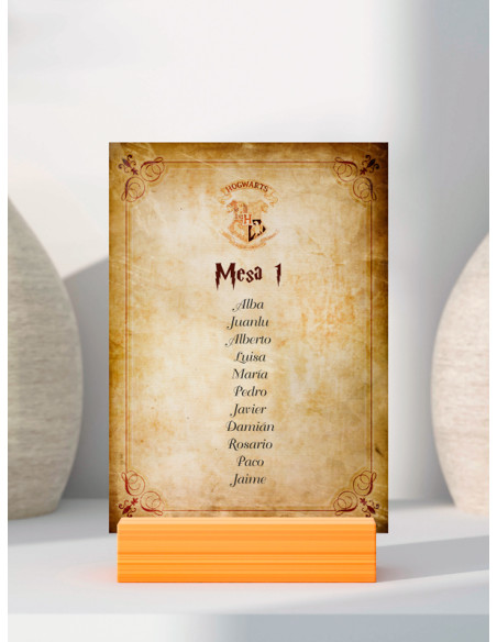 Seating boda Harry Potter