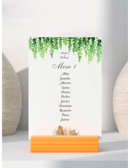 Seating boda Helecho Boho