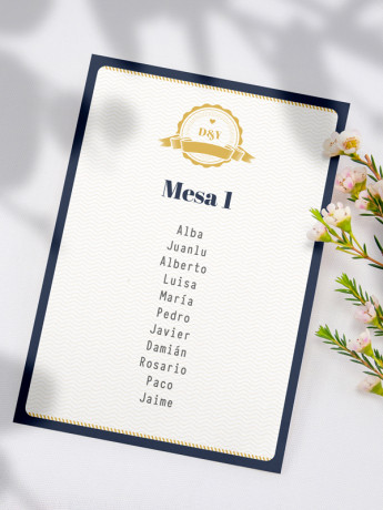 Seating de boda Pasaporte viajes 2