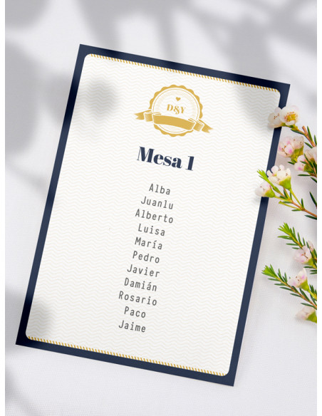 Seating boda Pasaporte viajes