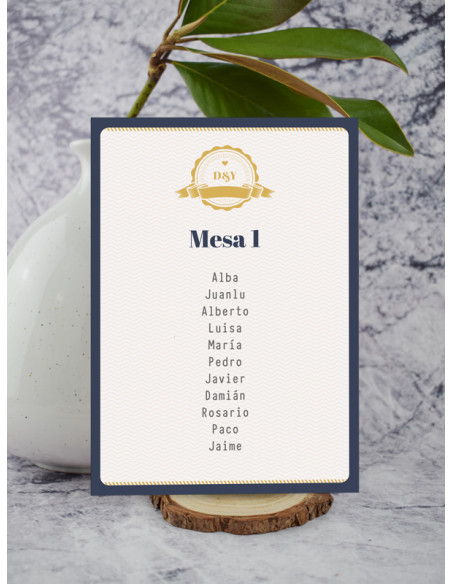 Seating boda Pasaporte viajes