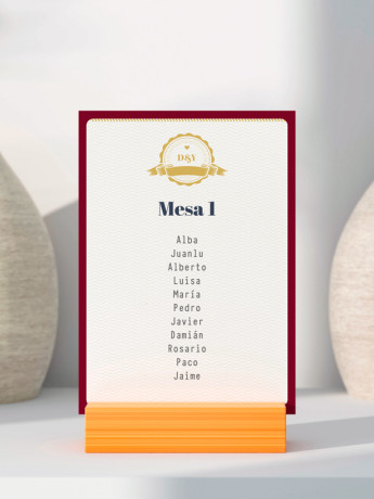 Seating de boda Pasaporte viajes