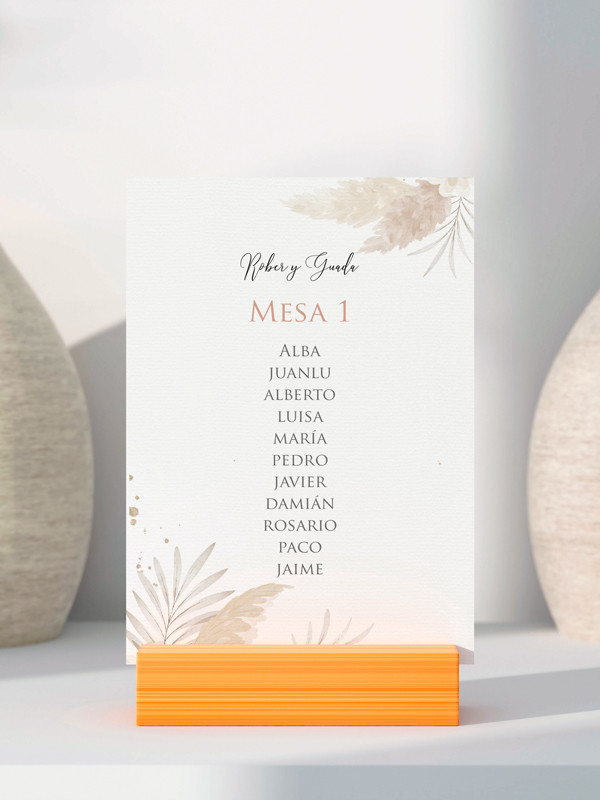 Seating boda Boho