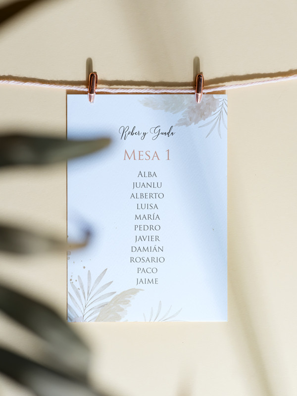Seating boda Boho