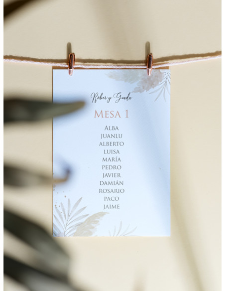 Seating boda Boho