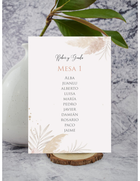 Seating boda Boho