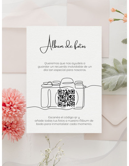 Tarjetas de fotos Boda álbum google modelo Cámara
