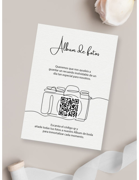 Tarjetas de fotos Boda álbum google modelo Cámara