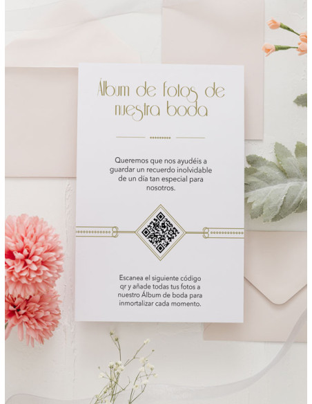 Tarjetas de fotos Boda álbum google modelo Gatsby