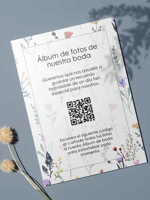 Tarjetas de fotos Boda álbum google