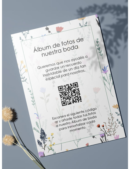 Tarjetas de fotos Boda álbum google