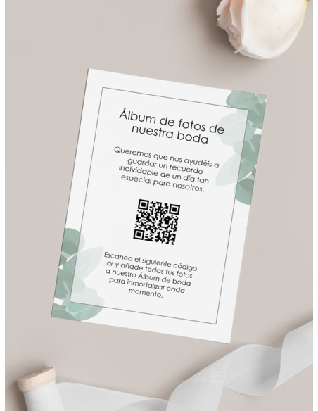 Tarjetas de fotos Boda álbum google modelo Citrus Limones