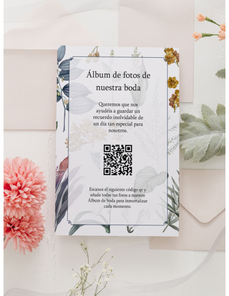 Tarjetas de fotos Boda álbum google Adriana Flores