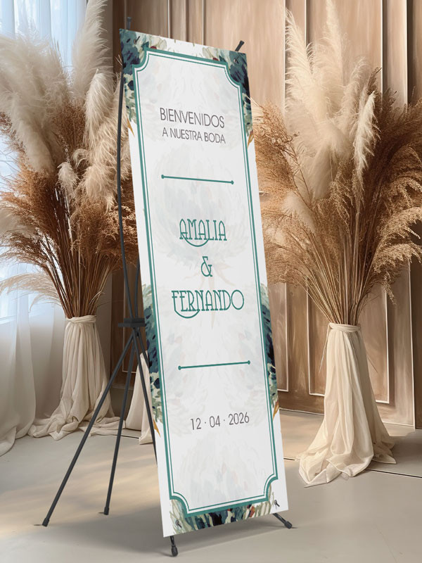 Banners de Bienvenida Bodas modelo...