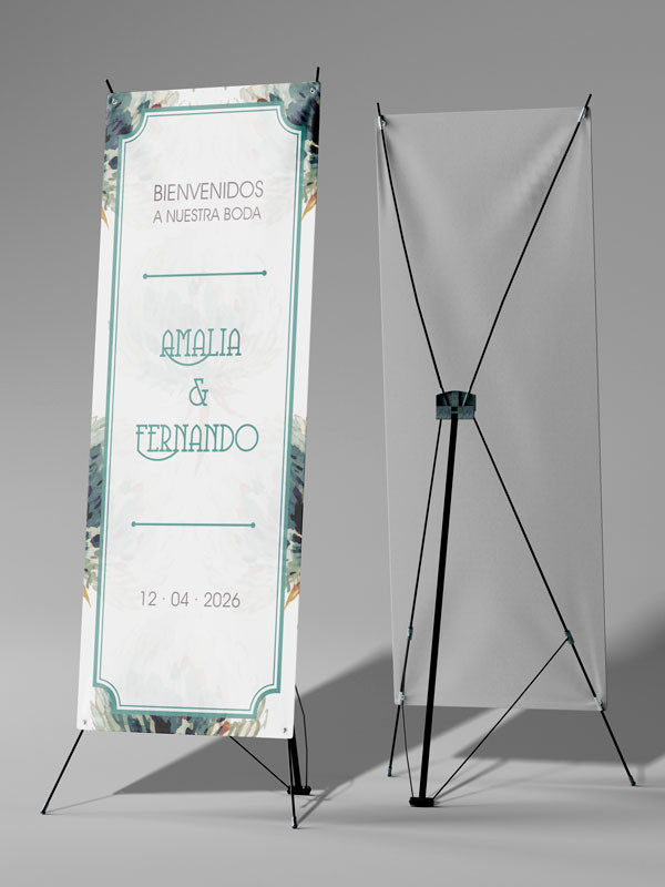Banners de Bienvenida Bodas modelo...