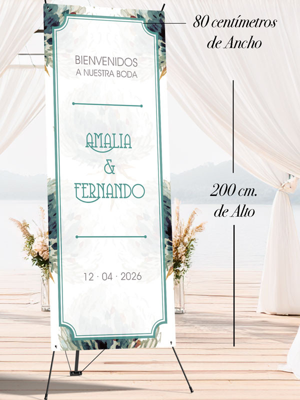Banners de Bienvenida Bodas modelo...