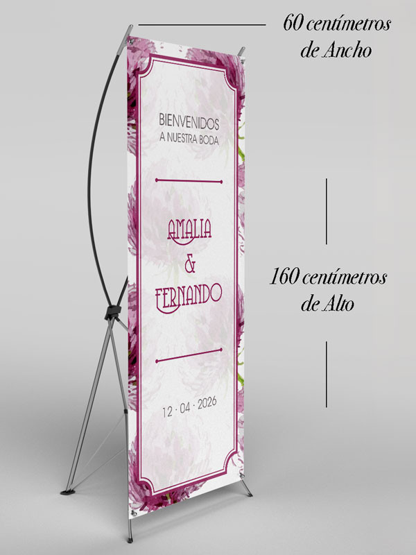 Banners de Bienvenida Bodas modelo...