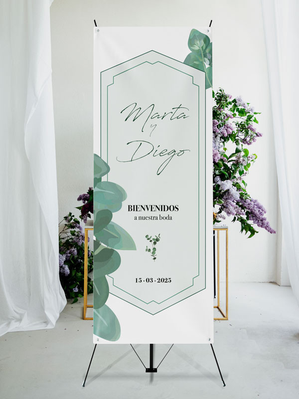 Banners de Bienvenida Bodas modelo...