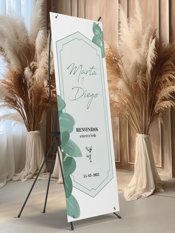 Banners de Bienvenida Bodas modelo...