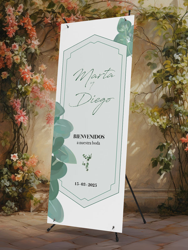 Banners de Bienvenida Bodas modelo...