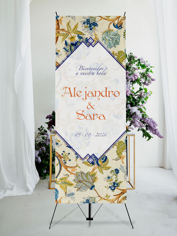 Banners de Bienvenida Bodas modelo...