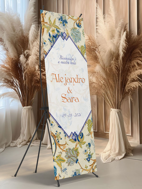 Banners de Bienvenida Bodas modelo...