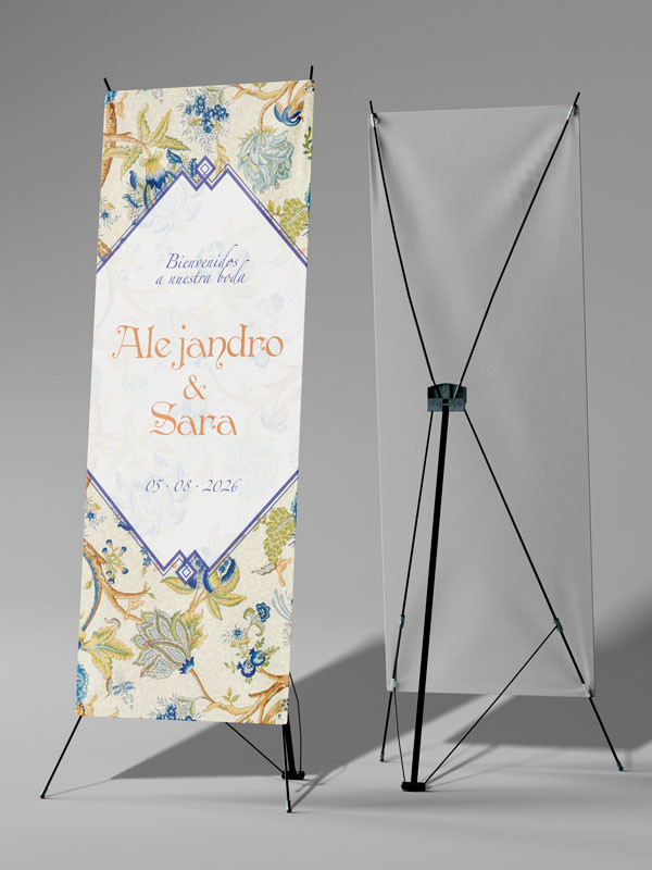 Banners de Bienvenida Bodas modelo...
