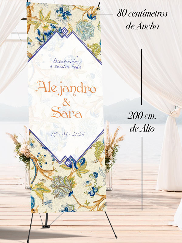 Banners de Bienvenida Bodas modelo...