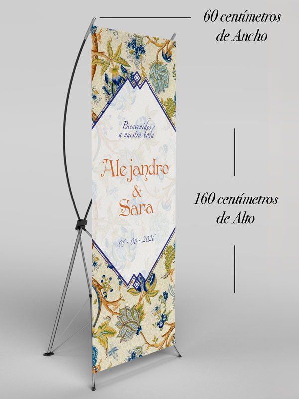 Banners de Bienvenida Bodas modelo...