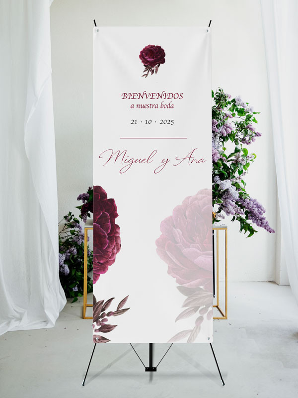 Banners de Bienvenida Bodas modelo...