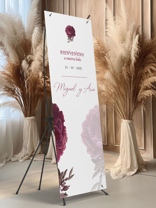 Banners de Bienvenida Bodas modelo...