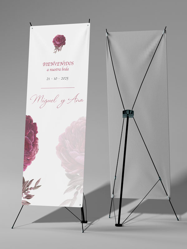 Banners de Bienvenida Bodas modelo...