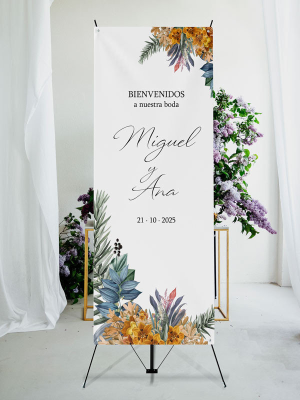 Banners de Bienvenida Bodas modelo...