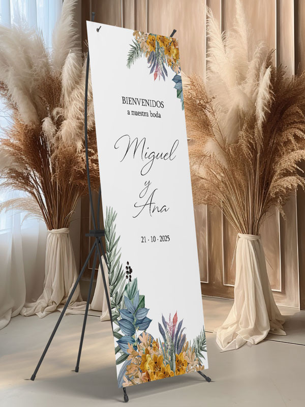 Banners de Bienvenida Bodas modelo...