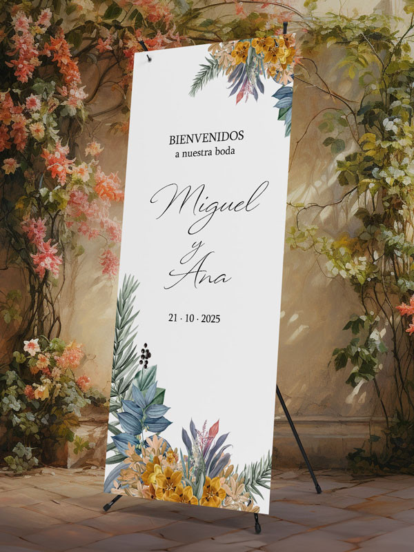 Banners de Bienvenida Bodas modelo...