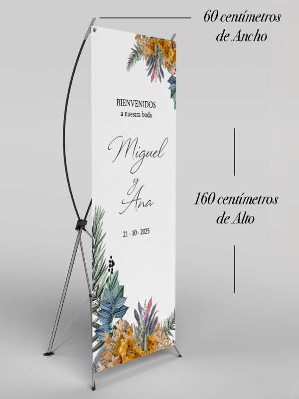 Banners de Bienvenida Bodas modelo...