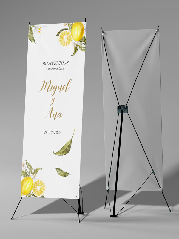 Banners de Bienvenida Bodas modelo...