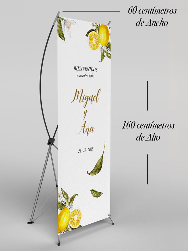 Banners de Bienvenida Bodas modelo...