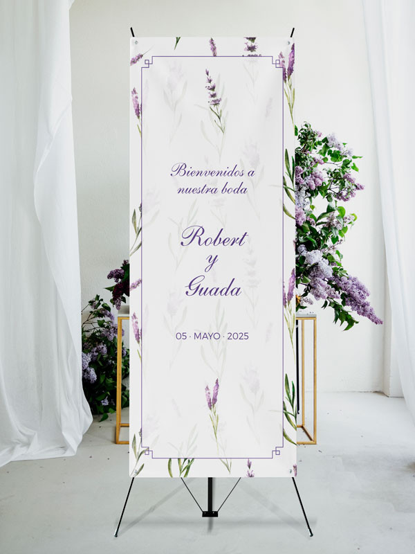 Banners de Bienvenida Bodas modelo...