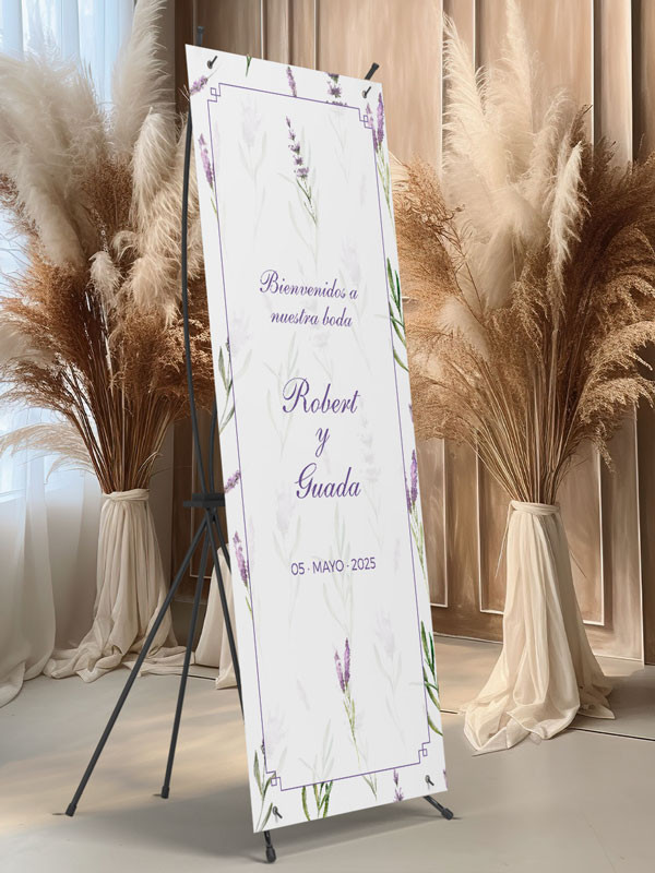 Banners de Bienvenida Bodas modelo...