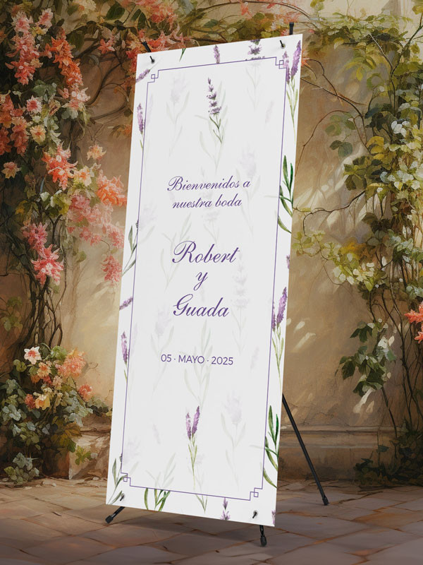 Banners de Bienvenida Bodas modelo...