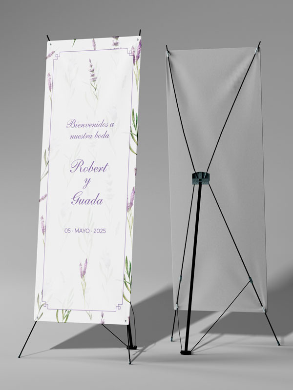 Banners de Bienvenida Bodas modelo...