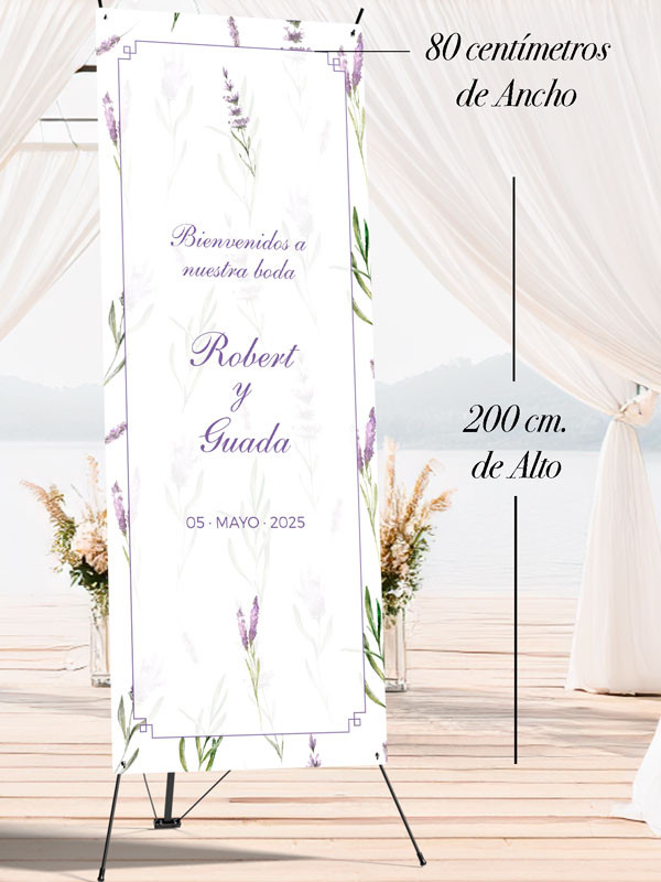 Banners de Bienvenida Bodas modelo...