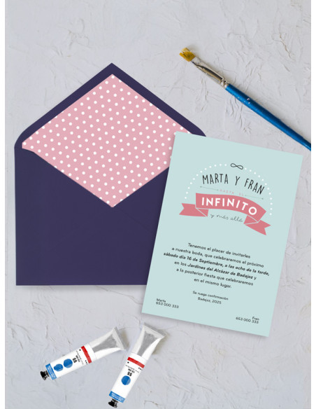 invitaciones de boda topos originales