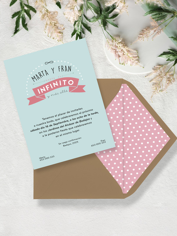 invitaciones de boda topos economicas