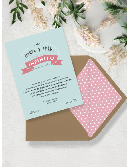 invitaciones de boda topos economicas